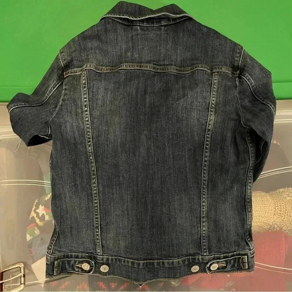 Levi’s Traditional Blue Jean Denim Jacket Red Tab Small - Picture 7 of 13